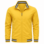 Sinclair Men’s Striped Trim Bomber Jacket