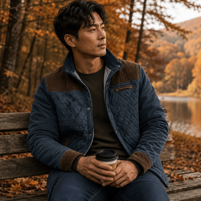 Thornley Classic Diamond Quilted Corduroy Jacket