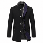 Sutton Men’s Wool Blend Tailored Pea Coat