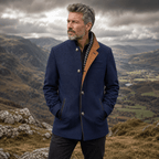 Sutton Men’s Wool Blend Tailored Pea Coat