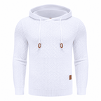 Pierce Casual Stylish Waffle Knit Hoodie