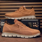 Lowell Lightweight Breathable Wingtip Walking Sneakers