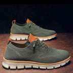 Lowell Lightweight Breathable Wingtip Walking Sneakers