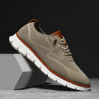Lowell Lightweight Breathable Wingtip Walking Sneakers