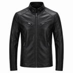 Montgomery Rugged Casual Stand Collar Moto Jacket