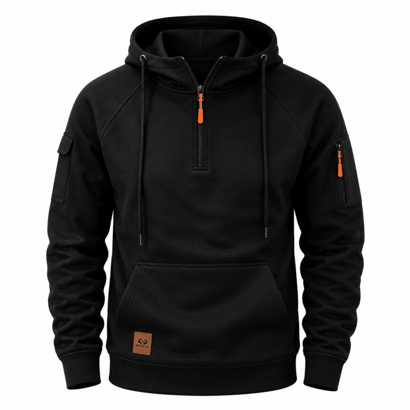 Callahan Comfortable Relaxed Fleece Lined Zip Hoodie