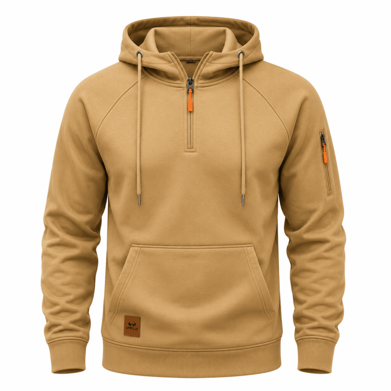 Callahan Comfortable Relaxed Fleece Lined Zip Hoodie