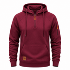 Callahan Comfortable Relaxed Fleece Lined Zip Hoodie