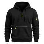 Hartley Warm Utility Fleece Quarter Zip Hoodie