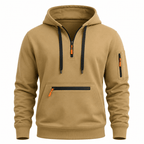 Hartley Warm Utility Fleece Quarter Zip Hoodie