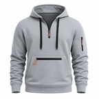 Hartley Warm Utility Fleece Quarter Zip Hoodie
