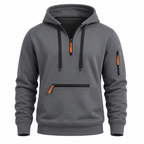 Hartley Warm Utility Fleece Quarter Zip Hoodie