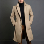Marshall Formal Long Wool Single Breasted Topcoat