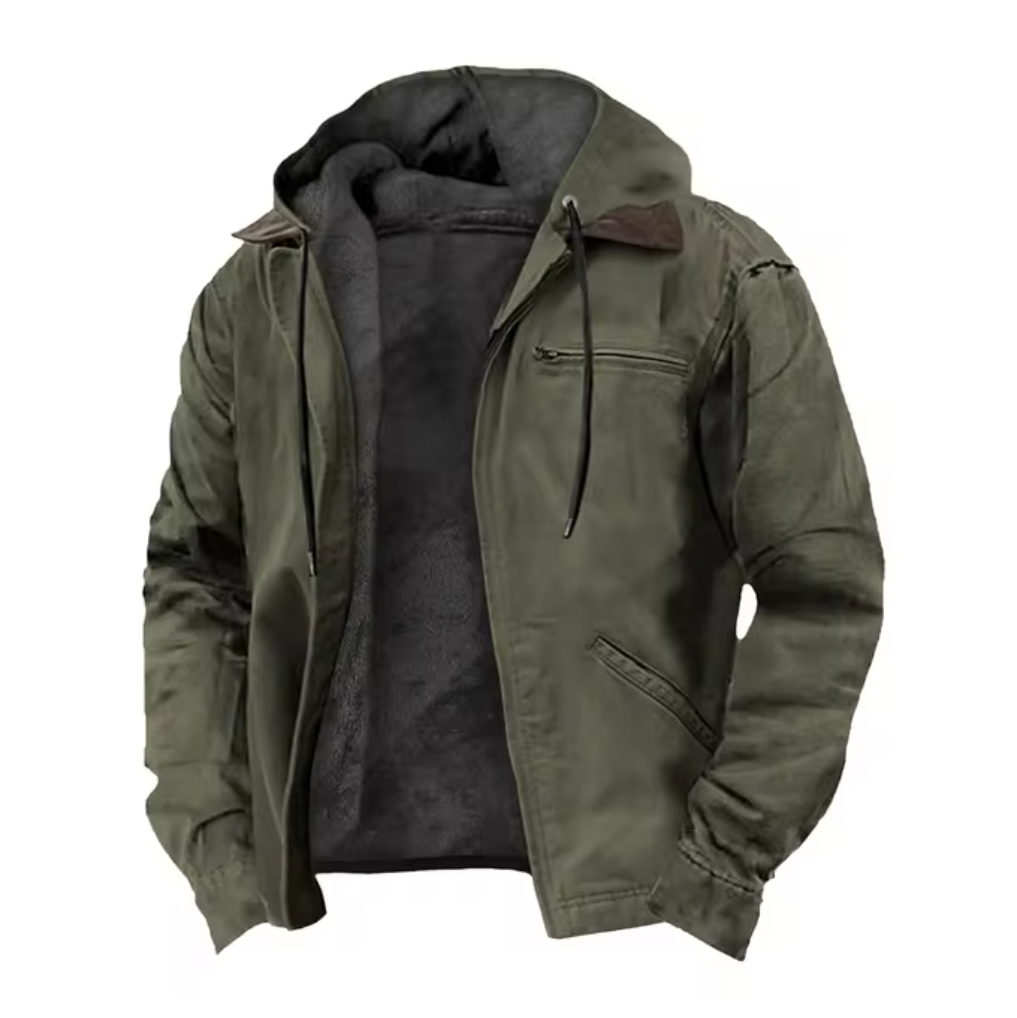 Morgan Men’s Fleece Lined Hooded Jacket