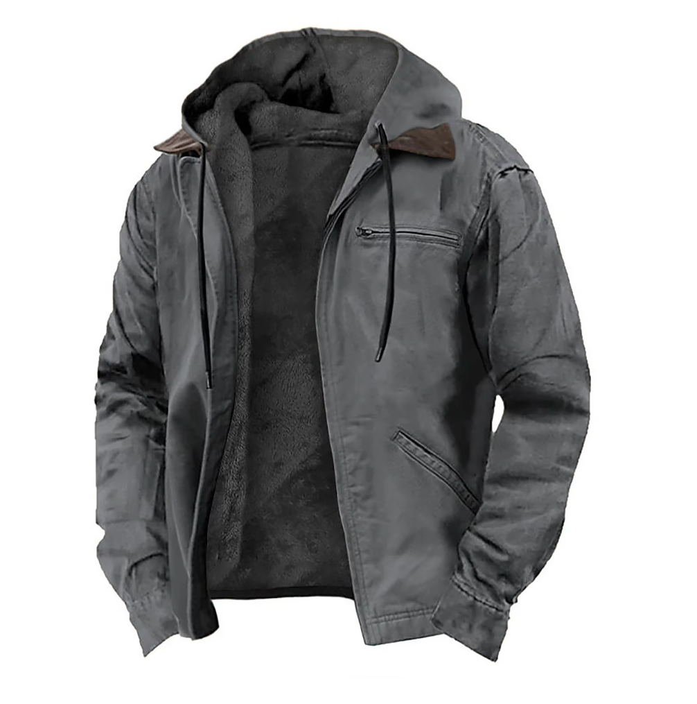 Morgan Men’s Fleece Lined Hooded Jacket