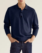 Everett Men’s Collared Button Polo Sweater