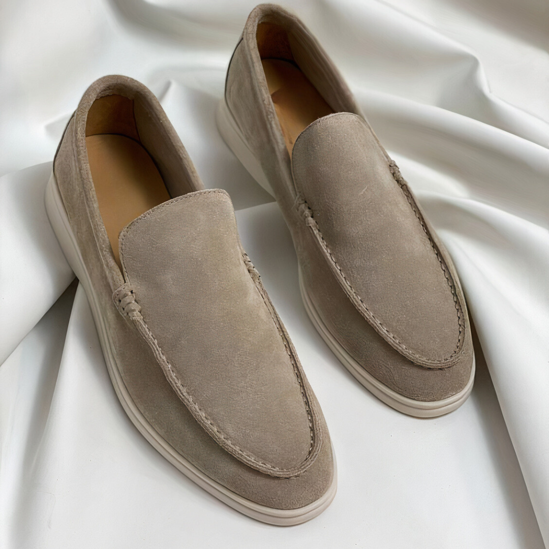 Ashford Classic Lightweight Suede Moc Toe Loafers