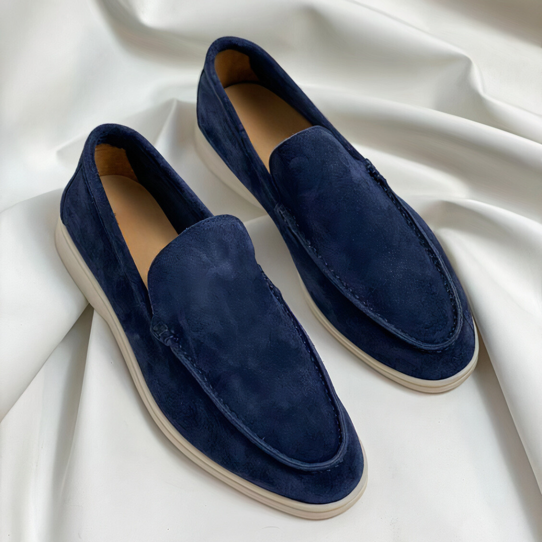 Ashford Classic Lightweight Suede Moc Toe Loafers
