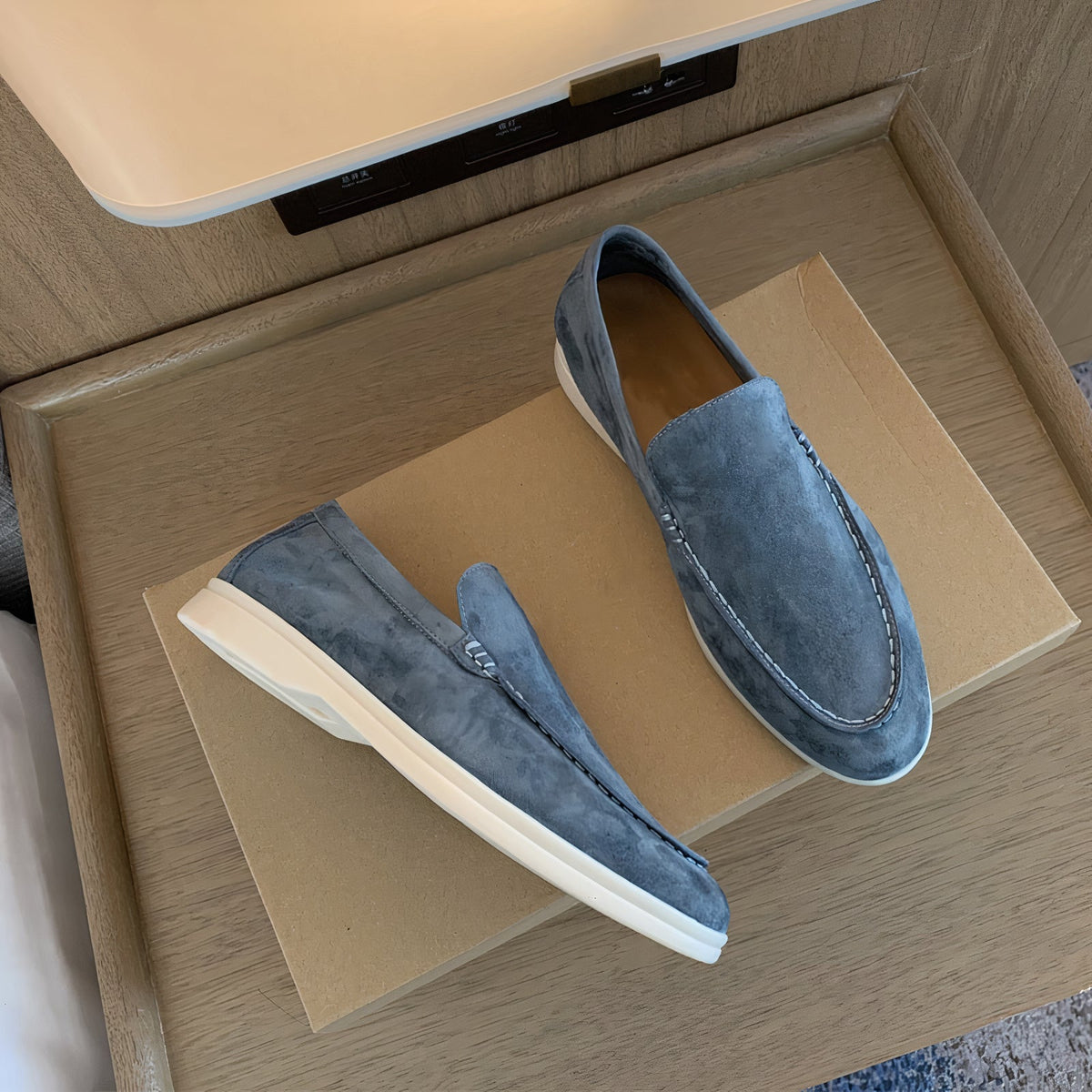 Ashford Classic Lightweight Suede Moc Toe Loafers