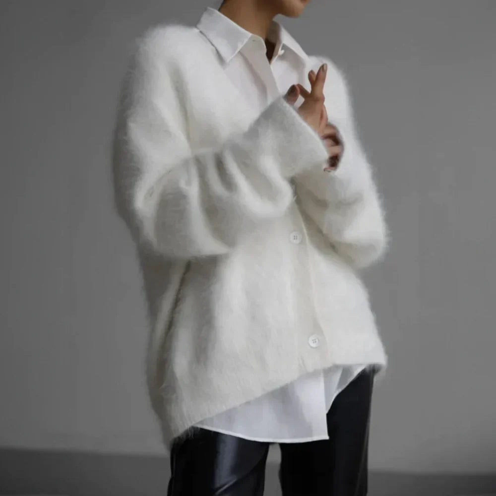 Waverly Women’s Fuzzy Knit Cardigan