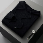 Nolan Warm Pure Wool Knitted Drawstring Hoodie