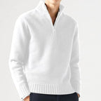 Lockwood Warm Stylish Wool Quarter Zip Sweater