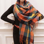 Everly Women’s Cashmere Fringe Wrap Shawl