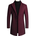 Ashton Casual Modern Wool Notch Lapel Coat
